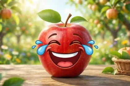 apple laughing emoji