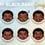 black baby emoji