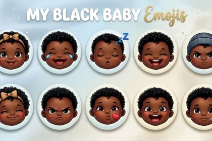 black baby emoji