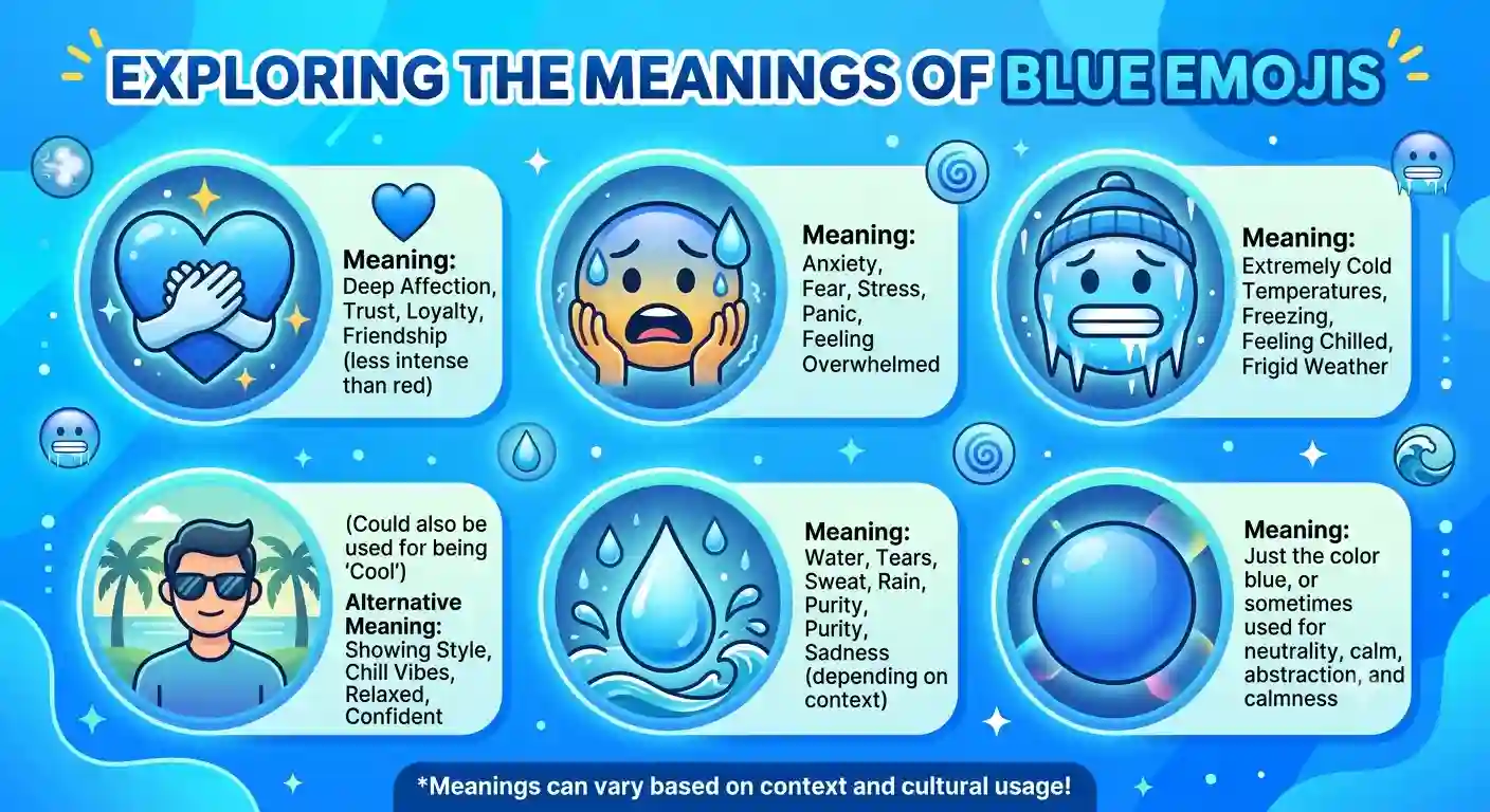 blue emoji meaning