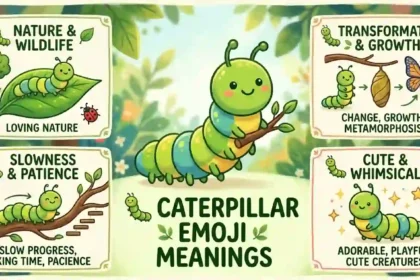caterpillar emoji meaning