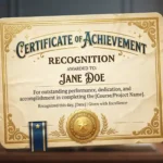 certificate emoji