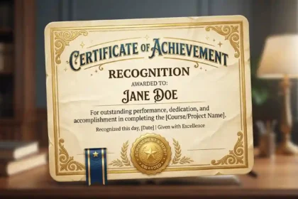 certificate emoji