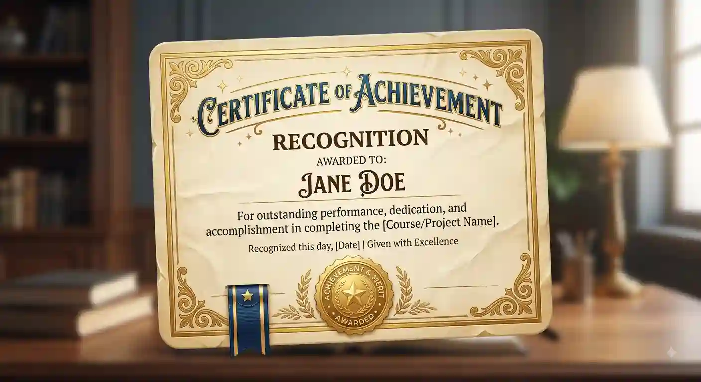 certificate emoji
