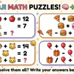 emoji math puzzles