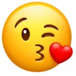 kiss heart emoji
