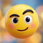 one eyebrow emoji