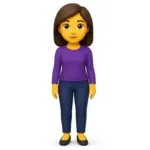 Standing Woman Emoji