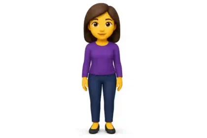 Standing Woman Emoji