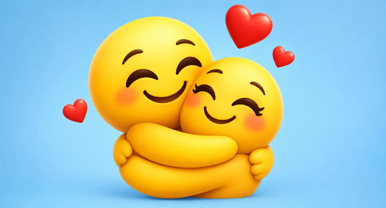 emoji hugs