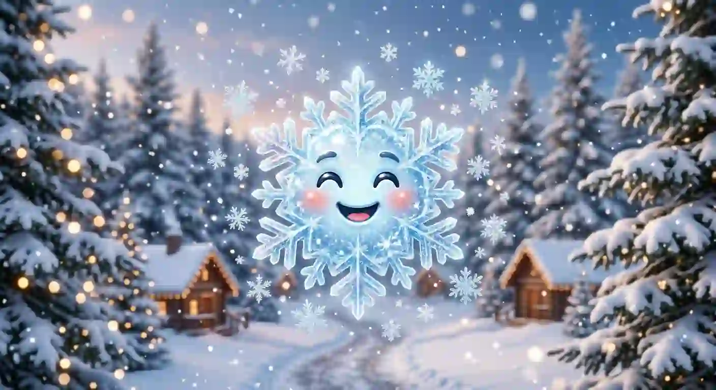 emoji snowflake