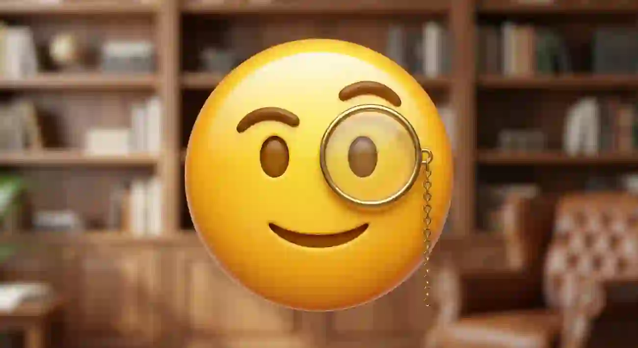 emoji with monocle
