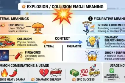 explosion emoji meaning