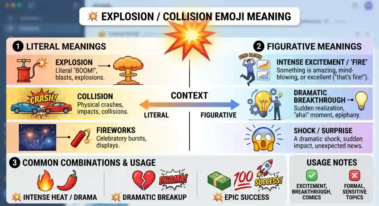 explosion emoji meaning