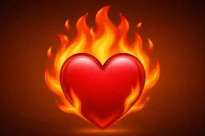 heart fire emoji