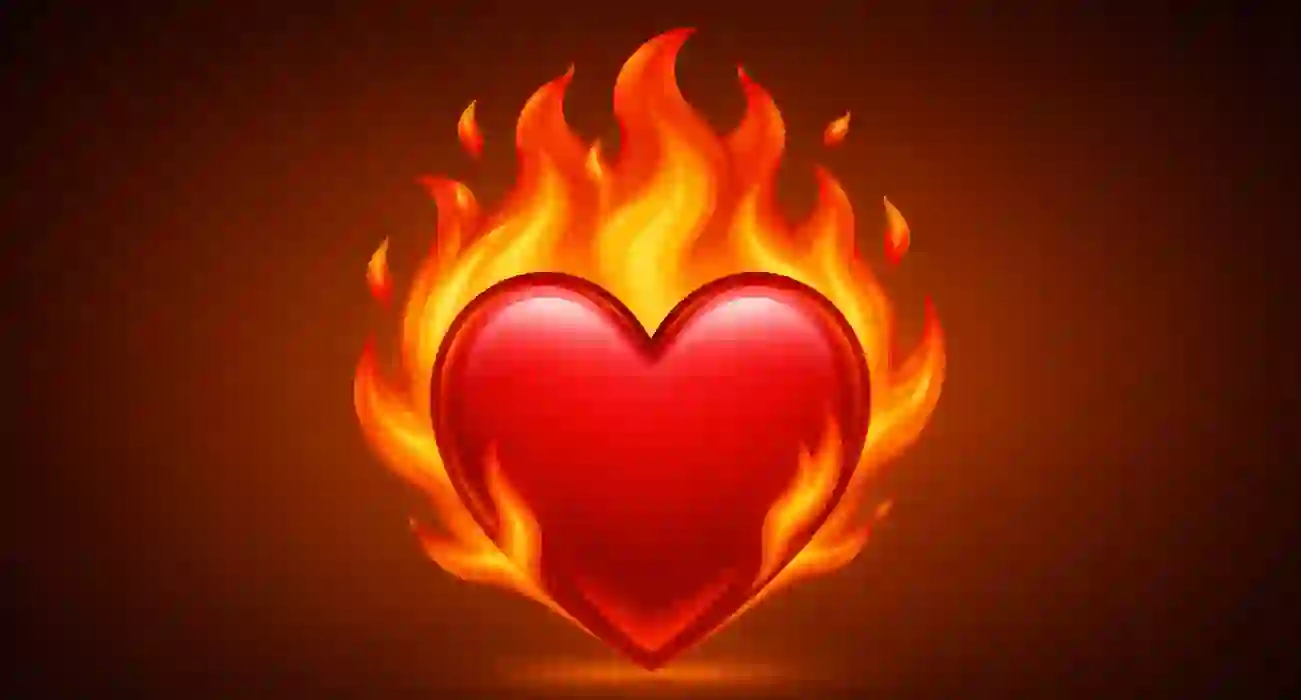 heart fire emoji