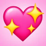 heart sparkle emoji