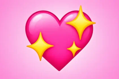 heart sparkle emoji