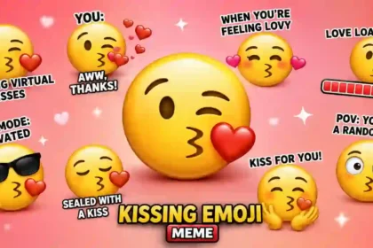 kissing emoji meme