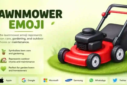 lawnmower emoji