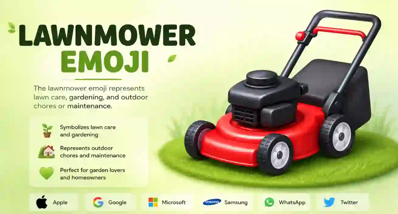 lawnmower emoji