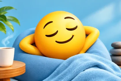 relaxing emoji