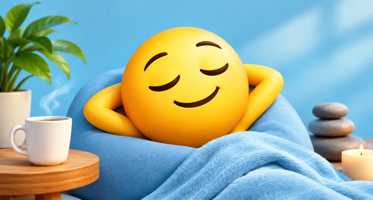 relaxing emoji