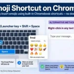 emoji chromebook shortcut
