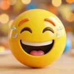 laugh face emoji