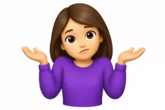 woman shrugging emoji
